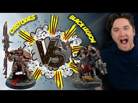 Black Legion vs Custodes Warhammer 40k Kill Team