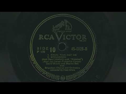 David Brooks and Marion Bell performing From This Day On / Brigadoon