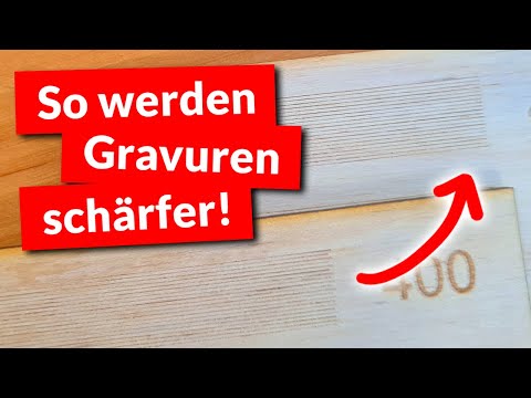 SCHÄRFERE Gravuren mit LightBurn Scan-Versatz-Anpassung | Monport CO2 Laser