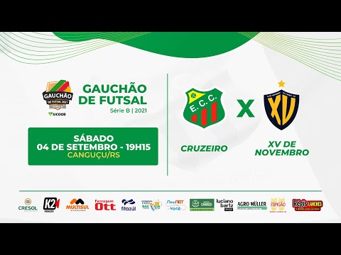 CRUZEIRO CANGUÇU FUTSAL  x XV DE NOVEMBRO de Vila Maria - 04/09/2021