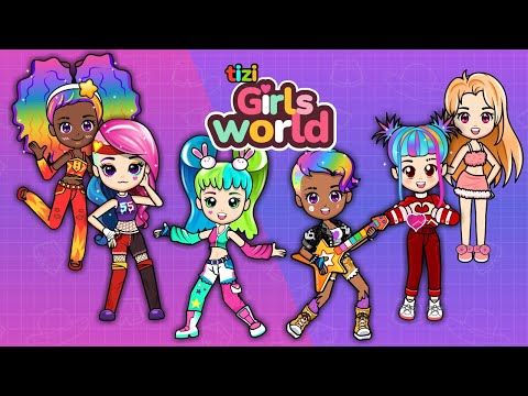 Discover Mega World in Tizi Girls World - Avatar Life l Tizi Town Fun Doll Pretend Play Kids Games