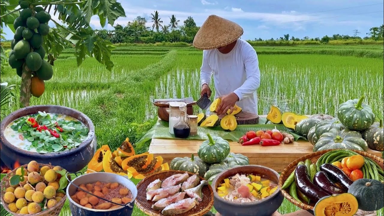 The Beauty of Province Life's Simplicity — Cook & Harvest Fresh Produce From My Garden