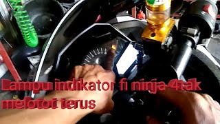 Download lagu Ninja 4tak fi,lampu panel indikator injeksi hidup terus mp3
