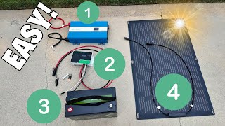 Back to Basics: DIY 12V Solar Power System Build (Step by Step for Beginners!)