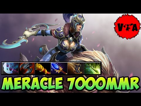 Dota 2 - Meracle 7000 MMR Plays Luna vol #1 - Ranked Match