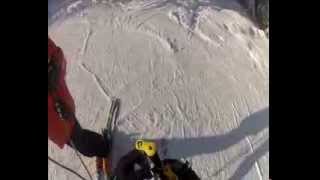 preview picture of video 'Poklidný lyžovaní s Gopro kamerou na helmě.'