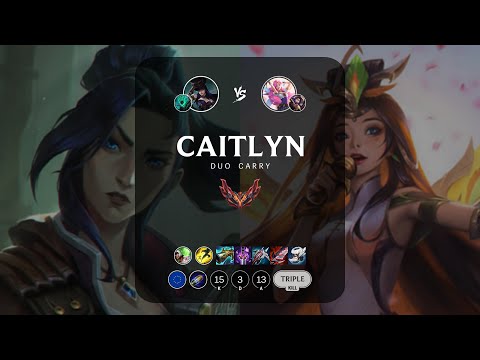Caitlyn ADC vs Seraphine - EUW Grandmaster Patch 13.16