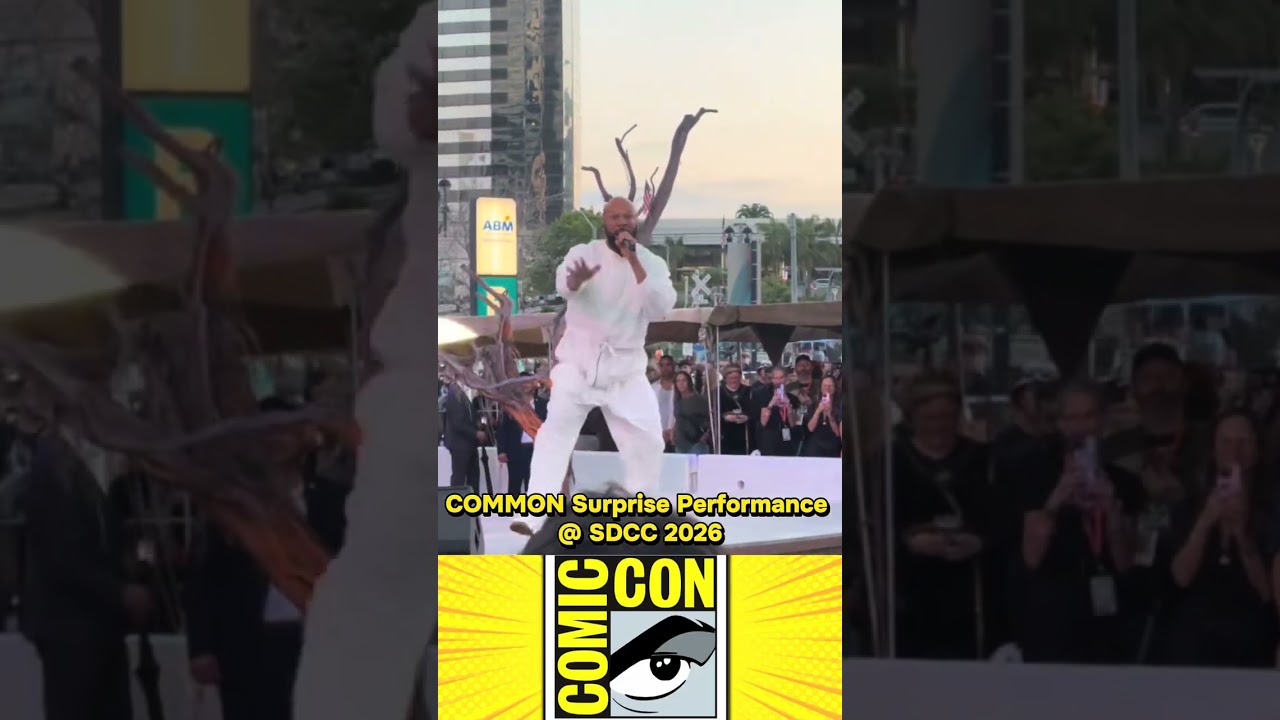 COMMON makes a Surprise Performance at SDCC 2026 “Silo Experience”!! #common #sdcc #musicperformance