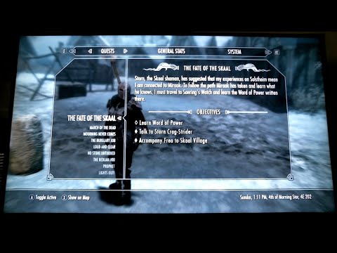 The Fate of the Skaal - Learn Word Of Power - Solstheim - Miraak - Dragonborn Mod