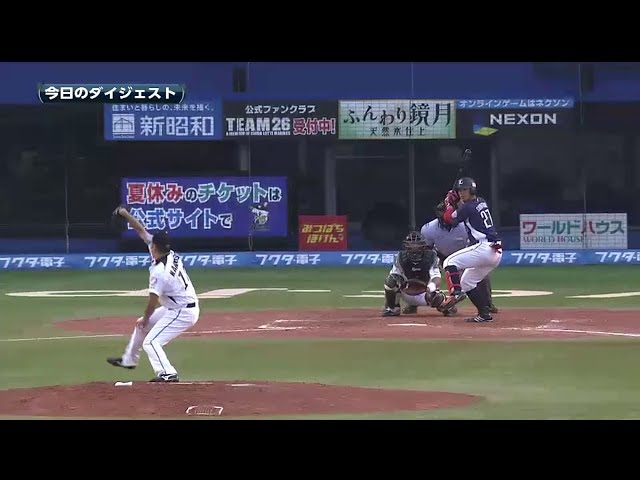 8/10 マリーンズ対ライオンズ ハイライト