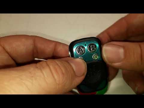 Programmazione di un telecomando 433 MHz a codice fisso , telecomando a 4 tasti con slitta