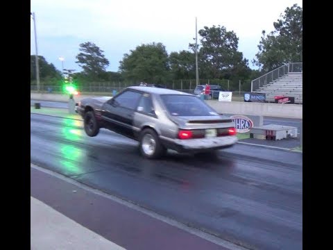1991 5.0 LX kRusty pt.15 Systemax Intake T-N-T Budget Fox Body Mustang Drag Car