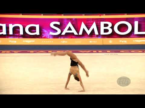 SAMBOL Lana (CRO) - 2019 Rhythmic Worlds, Baku (AZE) - Qualifications Ribbon