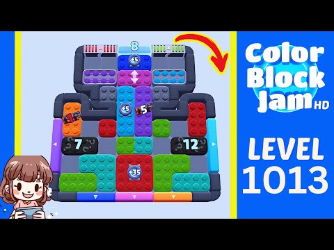 Color Block Jam Level 1013 Solution Walkthrough