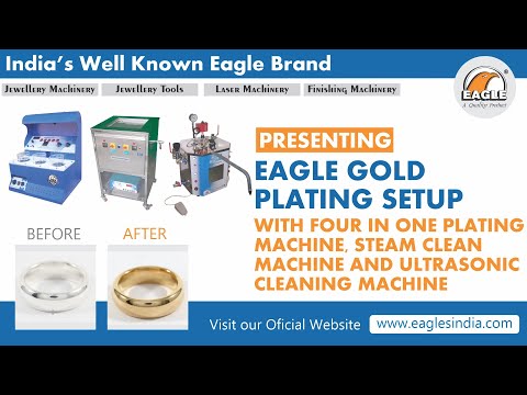Eagle Jewellery Four In One Rhodium Unit with Stirrer Goldsmith Machine for Gold Plating