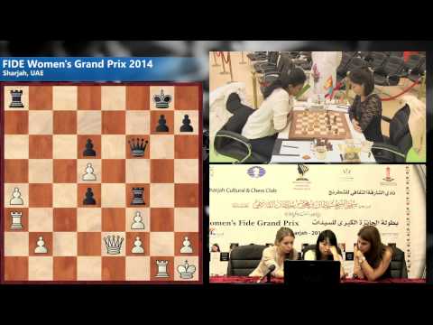 Round 11: Kosintseva (RUS) 1/2-1/2 Ju Wenjun (CHN)