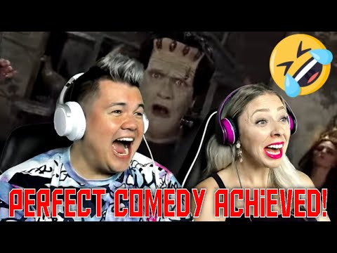 HILARIOUS! #reaction to "Modern Monster Mash - Key of Awesome #91" THE WOLF HUNTERZ Jon and Dolly
