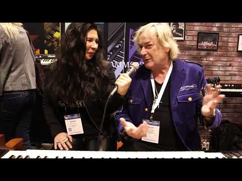 Yes Interviews: 3/1/17 - Geoff Downes and the Hammond XK 5 at NAMM