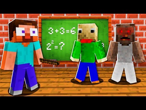 Monster School : BALDI'S BASICS AND GRANNY JAILBREAK - Minecraft Animation