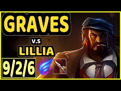 MARKOON (GRAVES) vs LILLIA - 9/2/6 KDA JUNGLE CHALLENGER GAMEPLAY - EUW