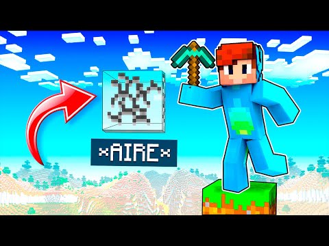Trolleo a mi Amigo Minando AIRE en Minecraft🤣
