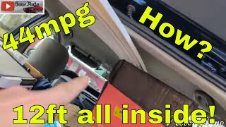 How I get 44 MPG in my Work Van vehicle Toyota hatch mods