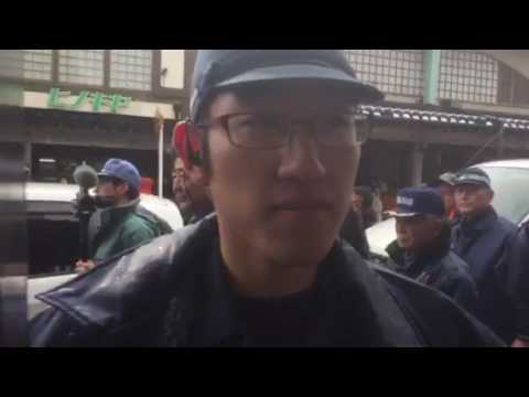 安倍総理、大火後の糸魚川を視察。