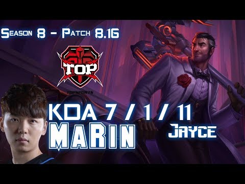 TOP MaRin JAYCE vs IRELIA Top - Patch 8.16 KR Ranked