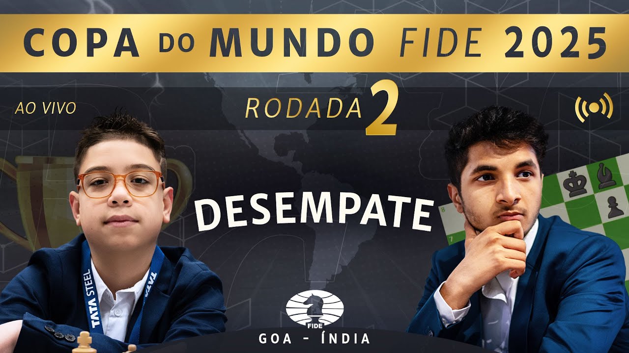 FAUSTINO ORO ESCREVE A HISTÓRIA!!! COPA DO MUNDO FIDE 2025 AO VIVO!