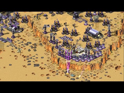 Red Alert 2 -- Battle fortress sniper --  brutal ai -- 7 vs 1