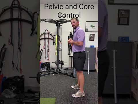 Core and pelvic control for golf