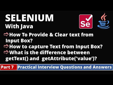 Part1 Selenium with Java Tutorial Practical Interview Questions and Answers Selenium WebDriver