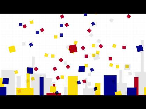 造形デザイン学科 Mondrian animation