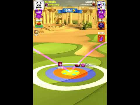 Golf Clash - Tour 13 - Jamil Dunes - Hole 2 (Par 3) - ↖️