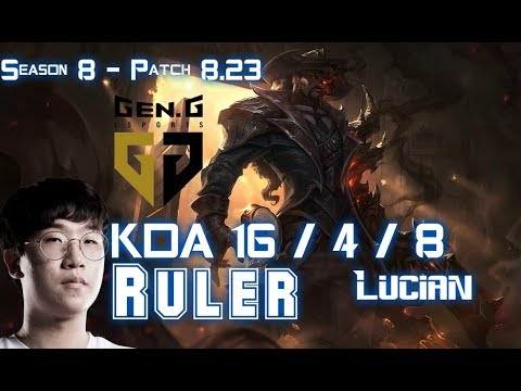 GEN Ruler LUCIAN vs VAYNE ADC - Patch 8.24 KR Ranked