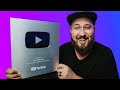 Unboxing YouTube Silver Play Button - My Journey to 100k Subscribers