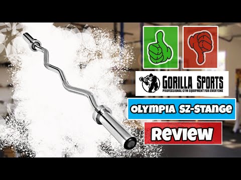 Olympia SZ-Stange GORILLA SPORTS | Test/Review | Die beste Wahl für’s Homegym?