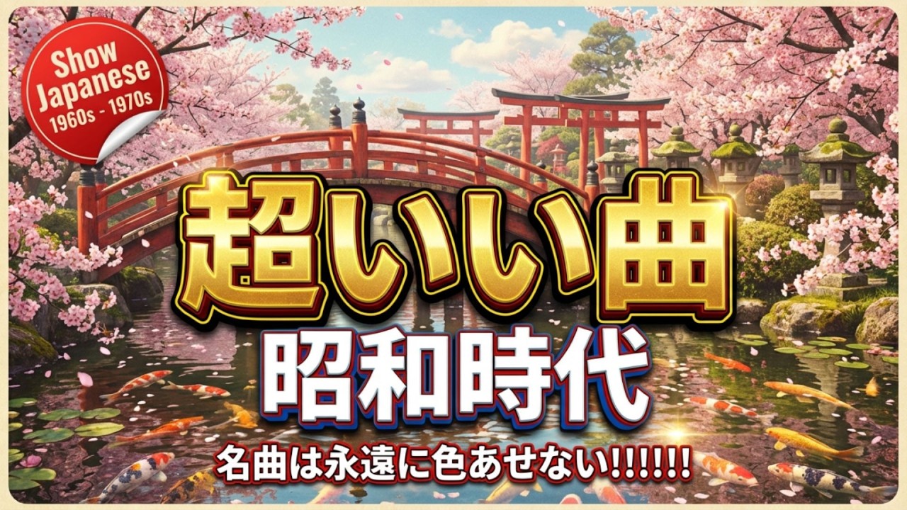 💖 懐かしの名曲メドレー！🎶 涙が出るほど懐かしい昭和歌謡集🌸 70歳以上が愛した昭和の歌🌸 百万本のバラ , 青春の影 , 愛人 , Get Along Together