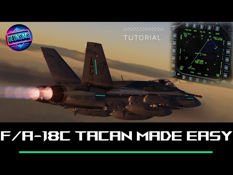 F/A-18C TACAN Made Easy – Full Setup, Navigation & Landing (DCS World Guide)