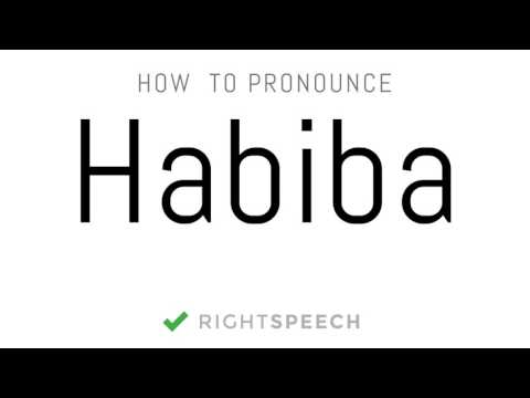 Habiba - How to pronounce Habiba - Indian Girl Name