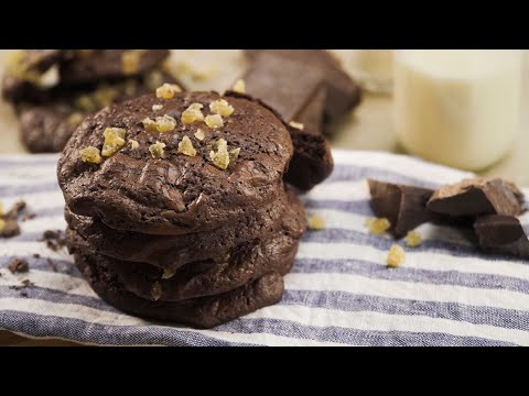 Chewy Chocolate BROWNIE-INSPIRED GINGER COOKIES | Recipes.net - YouTube