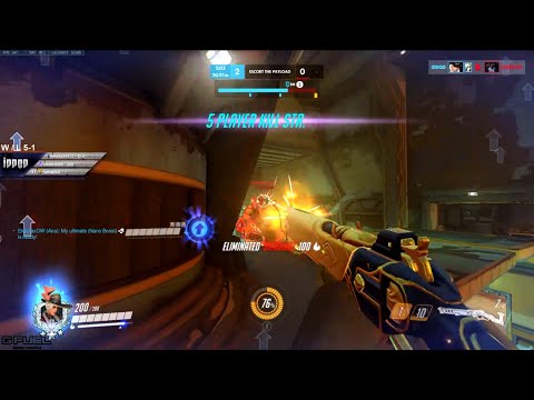 Overwatch IDDQD Playing Ashe Like Human Aimbot -Road To Rank 1 Spot-