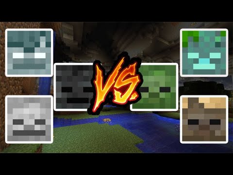 SKELETONS VS ZOMBIES | MINECRAFT