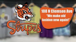 Stripes Vintage in Downtown Clemson Commercial