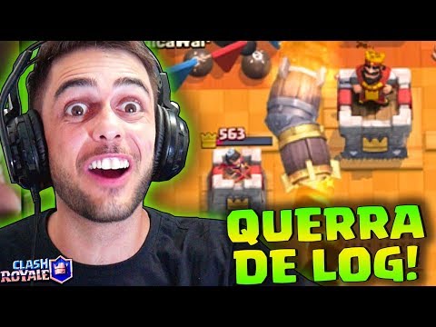 GUERRA DE LOG BAIT E EMOJI NO CLASH ROYALE