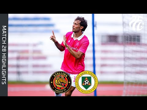 STALLION LAGUNA FC VS PHILIPPINE ARMY FC || Match Highlights | PFL 2025-2026 | M28