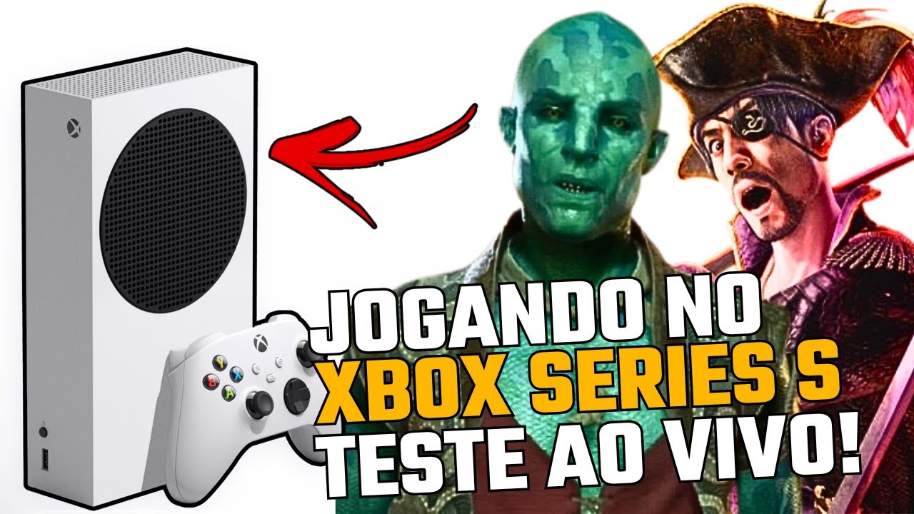 Jogando no XBOX SERIES S - Teste de Jogos AO VIVO!