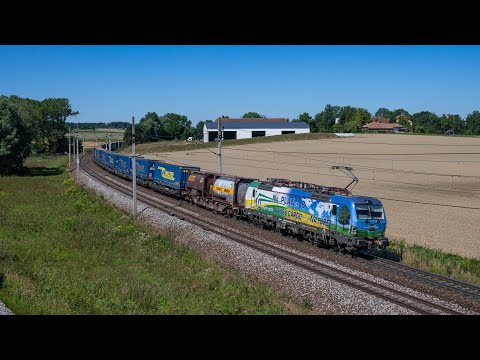 Betrieb auf der Passauerbahn bei Kimpling I (4K)
