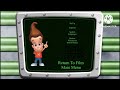 Disney Jimmy Neutron Boy Genius 2002 DVD MENU WALKTHROUGH