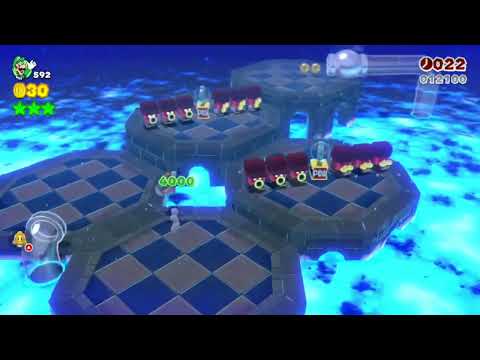 Super Mario 3D World (Switch) 11-4 100% Speedrun - Time: 36 (Former WR)